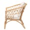 Baxton Studio Feya Modern Bohemian Natural Brown Antique Rattan Armchair 222-12696-ZORO - alternate 8
